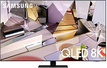 Телевизор QLED Samsung 65" QE65Q700TAUXRU Q черный Ultra HD 8K 60Hz DVB-T2 DVB-C DVB-S2 USB WiFi Smart TV (RUS)