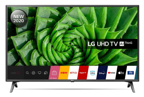 Телевизор LED LG 50" 50UN80006LC черный Ultra HD 50Hz DVB-T DVB-T2 DVB-C DVB-S DVB-S2 USB WiFi Smart TV (RUS)