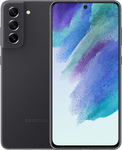 Смартфон Samsung SM-G990B Galaxy S21 FE 128Gb 6Gb серый моноблок 3G 4G 2Sim 6.4" 1080x2340 Android 12 12Mpix 802.11 a/b/g/n/ac/ax NFC GPS GSM900/1800 GSM1900 Ptotect A-GPS