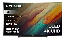 Телевизор OLED Hyundai 55" H-LED55OBU7700 Android TV Frameless черный/черный 4K Ultra HD 120Hz DVB-T DVB-T2 DVB-C DVB-S DVB-S2 USB WiFi Smart TV