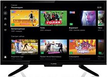 Телевизор LED Yuno 24" ULX-24TCS221 Яндекс.ТВ черный HD READY 50Hz DVB-T2 DVB-C DVB-S DVB-S2 USB WiFi Smart TV (RUS)