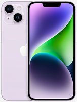 Смартфон Apple iPhone 14 A2884 128Gb 6Gb фиолетовый 3G 4G 6.1" 1170x2532 iOS 16 12Mpix 802.11 a/b/g/