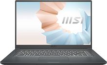 Ноутбук MSI Modern 15 A11SBU-476RU Core i7 1165G7 8Gb SSD512Gb NVIDIA GeForce MX450 2Gb 15.6" IPS FHD (1920x1080) Windows 10 grey WiFi BT Cam