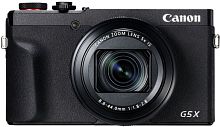 Фотоаппарат Canon PowerShot G5 X Mark II черный 20.1Mpix Zoom5x 3" 4K SDXC/SD/SDHC CMOS IS opt 5minF rotLCD TouLCD VF 5.9fr/s RAW 60fr/s HDMI/WiFi/NB-13L
