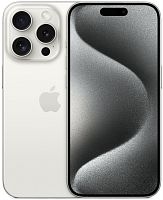 Смартфон Apple A3101 iPhone 15 Pro 256Gb белый титан моноблок 3G 4G 1Sim 6.1" 1179x2556 iOS 17 48Mpix 802.11 a/b/g/n/ac/ax NFC GPS Protect