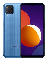 Смартфон Samsung SM-M127F Galaxy M12 64Gb 4Gb синий моноблок 3G 4G 2Sim 6.5" 720x1600 Android 10 48Mpix 802.11 b/g/n NFC GPS GSM900/1800 GSM1900 TouchSc microSD max1024Gb
