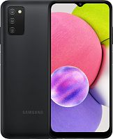 Смартфон Samsung SM-A037F Galaxy A03s 32Gb 3Gb черный моноблок 3G 4G 2Sim 6.5" 720x1600 Android 10 13Mpix 802.11 b/g/n GPS GSM900/1800 GSM1900 TouchSc microSD max1024Gb