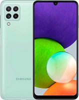 Смартфон Samsung SM-A225F Galaxy A22 128Gb 4Gb мятный моноблок 3G 4G 6.4" 720x1600 Android 11 48Mpix 802.11 b/g/n/ac NFC GPS GSM900/1800 GSM1900 TouchSc
