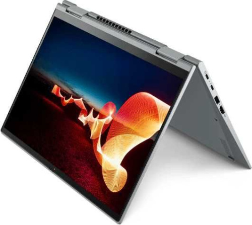 Трансформер Lenovo ThinkPad X1 Yoga G6 Core i5 1135G7 8Gb SSD256Gb Intel Iris Xe graphics 14" IPS Touch WUXGA (1920x1200) Windows 10 4G Professional 64 grey WiFi BT Cam