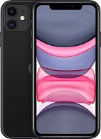 Смартфон Apple A2111 iPhone 11 64Gb 4Gb черный моноблок 3G 4G 2Sim 6.1" 828x1792 iPhone iOS 15 12Mpix 802.11 a/b/g/n/ac/ax NFC GPS GSM900/1800 GSM1900 TouchSc Ptotect