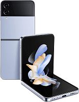 Смартфон Samsung SM-F721B Galaxy Z Flip 4 256Gb 8Gb голубой раскладной 3G 4G 6.7" 1080x2640 Android 11 12Mpix 802.11 a/b/g/n/ac NFC GPS GSM900/1800 GSM1900 TouchSc Ptotect