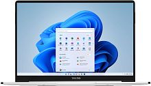 Ноутбук Tecno MegaBook T1 Core i5 1155G7 16Gb SSD512Gb Intel Iris Xe graphics 14.1" IPS FHD (1920x1080) noOS 64 silver WiFi BT Cam 6510mAh (71003300130)