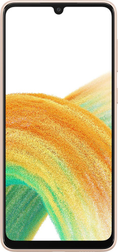 Смартфон Samsung SM-A336B Galaxy A33 5G 128Gb 6Gb оранжевый моноблок 3G 4G 2Sim 6.4" 1080x2400 Android 12 48Mpix 802.11 b/g/n/ac NFC GPS GSM900/1800 GSM1900 Ptotect A-GPS microSD max1024Gb