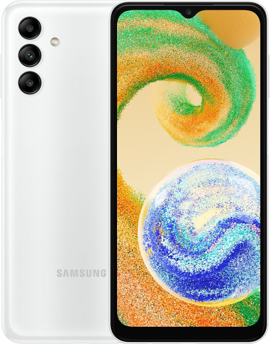 Смартфон Samsung SM-A047F Galaxy A04s 64Gb 4Gb белый моноблок 3G 4G 6.5" 720x1600 Android 11 50Mpix 802.11 a/b/g/n/ac NFC GPS GSM900/1800 GSM1900 TouchSc Ptotect