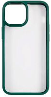 Чехол (клип-кейс) для Apple iPhone 13 mini Usams US-BH768 прозрачный/зеленый (УТ000028114)