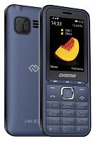 Мобильный телефон Digma LINX B241 32Mb темно-синий моноблок 2Sim 2.44" 240x320 0.08Mpix GSM900/1800 FM microSD max16Gb