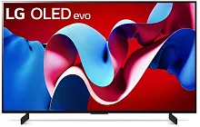 Телевизор OLED LG 42" OLED42C4RLA.ARUB черный 4K Ultra HD 120Hz DVB-T DVB-T2 DVB-C DVB-S2 USB WiFi Smart TV