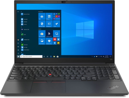Ноутбук Lenovo ThinkPad E15 G3 AMD Ryzen 5 5500U 16Gb SSD512Gb 15.6" FHD (1920x1080) Windows 11 Professional black WiFi BT Cam