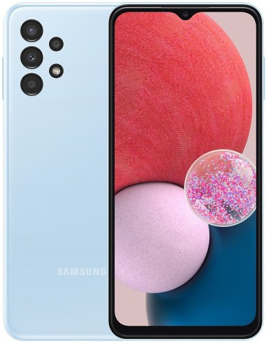 Смартфон Samsung SM-A135F Galaxy A13 32Gb 3Gb голубой моноблок 3G 4G 6.6" 1080x2408 Android 12 50Mpix 802.11 a/b/g/n/ac GPS GSM900/1800 GSM1900