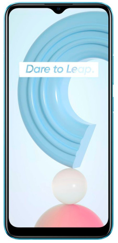 Смартфон Realme C21 32Gb 3Gb голубой моноблок 3G 4G 2Sim 6.5" 720x1600 Android 10 13Mpix 802.11 b/g/n NFC GPS GSM900/1800 GSM1900 FM A-GPS microSD max256Gb