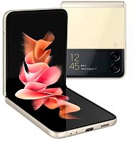 Смартфон Samsung SM-F711B Galaxy Z Flip3 256Gb 8Gb бежевый раскладной 3G 4G 6.7" 1080x2640 Android 11 12Mpix 802.11 a/b/g/n/ac NFC GPS GSM900/1800 GSM1900 TouchSc Ptotect