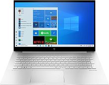 Ноутбук HP Envy 17-ch0026ur Core i5 1135G7 8Gb SSD512Gb NVIDIA GeForce MX450 2Gb 17.3" IPS FHD (1920x1080) Windows 10 Home silver WiFi BT Cam