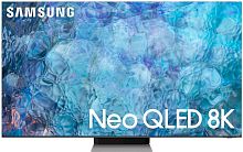 Телевизор QLED Samsung 75" QE75QN900AUXRU Q серебристый Ultra HD 8K 120Hz DVB-T2 DVB-C DVB-S2 USB WiFi Smart TV (RUS)