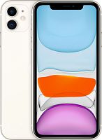 Смартфон Apple A2221 iPhone 11 128Gb 4Gb белый моноблок 3G 4G 2Sim 6.1" 828x1792 iPhone iOS 15 12Mpix 802.11 a/b/g/n/ac/ax NFC GPS GSM900/1800 GSM1900 TouchSc Ptotect
