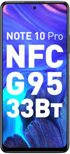 Смартфон Infinix X695C Note 10 Pro 128Gb 8Gb черный моноблок 3G 4G 2Sim 6.95" 1080x2460 Android 10 GO edition 64Mpix 802.11 a/b/g/n/ac NFC GPS GSM900/1800 GSM1900 TouchSc FM microSD max2048Gb