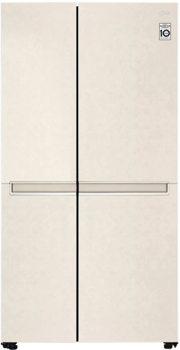 Холодильник LG GC-B257JEYV бежевый (двухкамерный)
