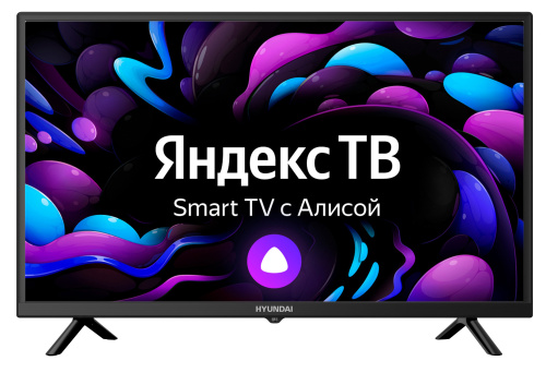 Телевизор LED Hyundai 32" H-LED32GS5003 Яндекс.ТВ черный HD READY 60Hz DVB-T DVB-T2 DVB-C DVB-S DVB-S2 USB WiFi Smart TV (RUS)