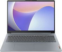 Ноутбук Lenovo IdeaPad Slim 3 16IRU8 Core i7 1355U 16Gb SSD512Gb Intel Iris Xe graphics 16" IPS WUXGA (1920x1200) noOS grey WiFi BT Cam (82X80005RK)