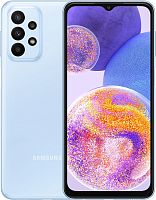 Смартфон Samsung SM-A235F Galaxy A23 128Gb 6Gb голубой моноблок 3G 4G 2Sim 6.6" 1080x2408 Android 12 50Mpix 802.11 a/b/g/n/ac NFC GPS GSM900/1800 GSM1900 microSD max1024Gb