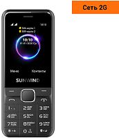 Мобильный телефон SunWind C2401 CITI 32Mb черный моноблок 2Sim 2.4" 240x320 0.08Mpix GSM900/1800 FM microSD max16Gb