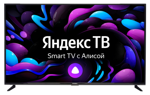 Телевизор LED Hyundai 65" H-LED65EU1311 Яндекс.ТВ черный Ultra HD 60Hz DVB-T DVB-T2 DVB-C DVB-S DVB-S2 USB WiFi Smart TV (RUS)