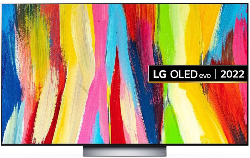 Телевизор OLED LG 55" OLED55C24LA.ARUB темно-серый Ultra HD 120Hz DVB-T DVB-T2 DVB-C DVB-S DVB-S2 USB WiFi Smart TV (RUS)