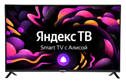 Телевизор LED Hyundai 43" H-LED43FU7001 Яндекс.ТВ черный Ultra HD 60Hz DVB-T DVB-T2 DVB-C DVB-S2 USB WiFi Smart TV (RUS)