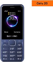 Мобильный телефон SunWind C2401 CITI 32Mb синий моноблок 2Sim 2.4" 240x320 0.08Mpix GSM900/1800 FM microSD max16Gb