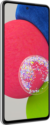 Смартфон Samsung SM-A528B Galaxy A52s 256Gb 8Gb белый моноблок 3G 4G 2Sim 6.5" 1080x2400 Android 11 64Mpix 802.11 a/b/g/n/ac/ax NFC GPS GSM900/1800 GSM1900 TouchSc Ptotect microSDXC max1024Gb