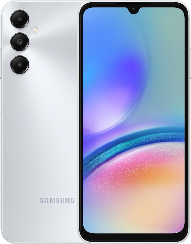 Смартфон Samsung SM-A057F Galaxy A05s 64Gb 4Gb серебристый моноблок 3G 4G 2Sim 6.7" 1080x2400 Android 13 50Mpix 802.11 a/b/g/n/ac GPS GSM900/1800 GSM1900 TouchSc microSD max1024Gb