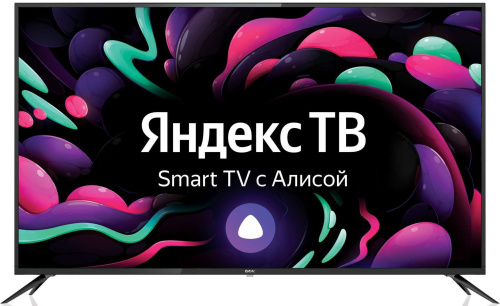 Телевизор LED BBK 50" 50LEX-8238/UTS2C Яндекс.ТВ черный Ultra HD 50Hz DVB-T2 DVB-C USB WiFi Smart TV (RUS)