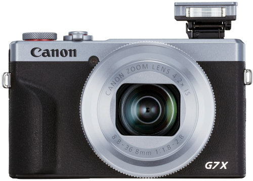 Фотоаппарат Canon PowerShot G7 X MARKIII серебристый/черный 20.1Mpix Zoom4.2x 3" 4K SDXC/SD/SDHC CMOS IS opt 5minF rotLCD TouLCD VF 4.4fr/s RAW 60fr/s HDMI/WiFi/NB-13L