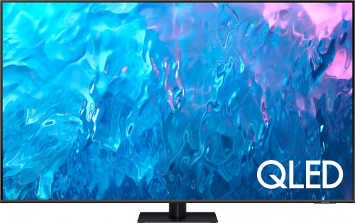 Телевизор QLED Samsung 55" QE55Q70CAUXRU Series 7 серый/черный 4K Ultra HD 100Hz DVB-T DVB-T2 DVB-C DVB-S DVB-S2 USB WiFi Smart TV