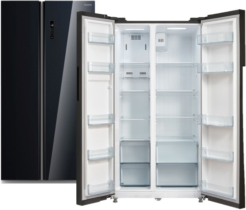 Холодильник Бирюса SBS 587 BG черный (двухкамерный)