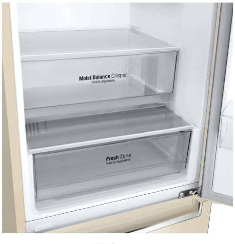 Холодильник LG GW-B509SEJM бежевый (двухкамерный)