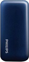 Мобильный телефон Philips E255 Xenium 32Mb синий раскладной 2Sim 2.4" 240x320 0.3Mpix GSM900/1800 GSM1900 MP3 FM microSD max32Gb