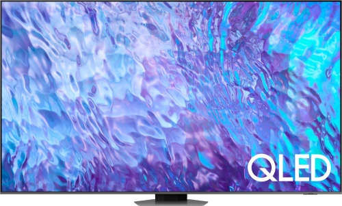 Телевизор QLED Samsung 98" QE98Q80CAU Series 8 серебристый 4K Ultra HD 100Hz DVB-T2 DVB-C DVB-S2 USB WiFi Smart TV