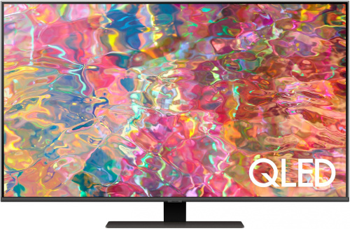 Телевизор QLED Samsung 50" QE50Q80BAUXCE Series 8 серебристый 4K Ultra HD 50Hz DVB-T2 DVB-C DVB-S2 USB WiFi Smart TV (RUS)