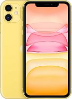 Смартфон Apple A2221 iPhone 11 64Gb 4Gb желтый моноблок 3G 4G 2Sim 6.1" 828x1792 iPhone iOS 15 12Mpix 802.11 a/b/g/n/ac/ax NFC GPS GSM900/1800 GSM1900 TouchSc Ptotect