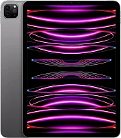 Планшет Apple iPad Pro 2022 A2759 8C RAM8Gb ROM256Gb 11" IPS 2388x1668 iOS серый космос 12Mpix 12Mpix BT WiFi Touch 10hr